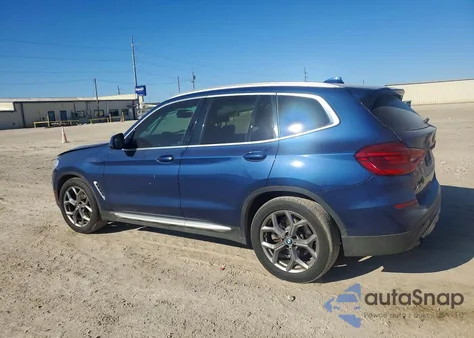2020 BMW X3 Sdrive30I z USA, uszkodzony, nr VIN 5UXTY3C09L9B20691